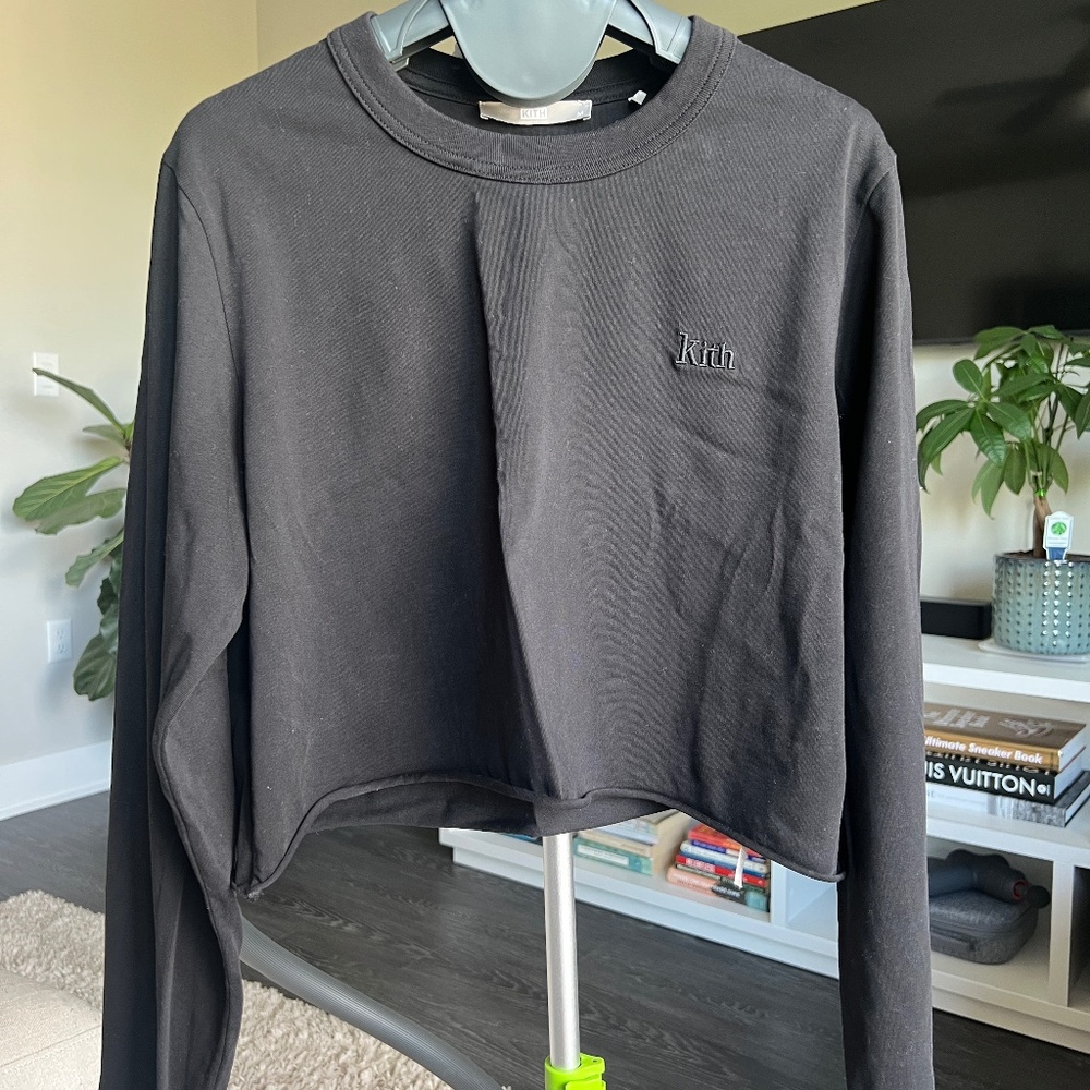 Kith Women Lucy Cropped Long Sleeve II Tee